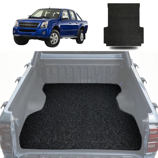 Honeycomb UTE Tub Mat Tray Liner for Holden Rodeo 2003 - 2008 (4-Door Crew Cab) - Black