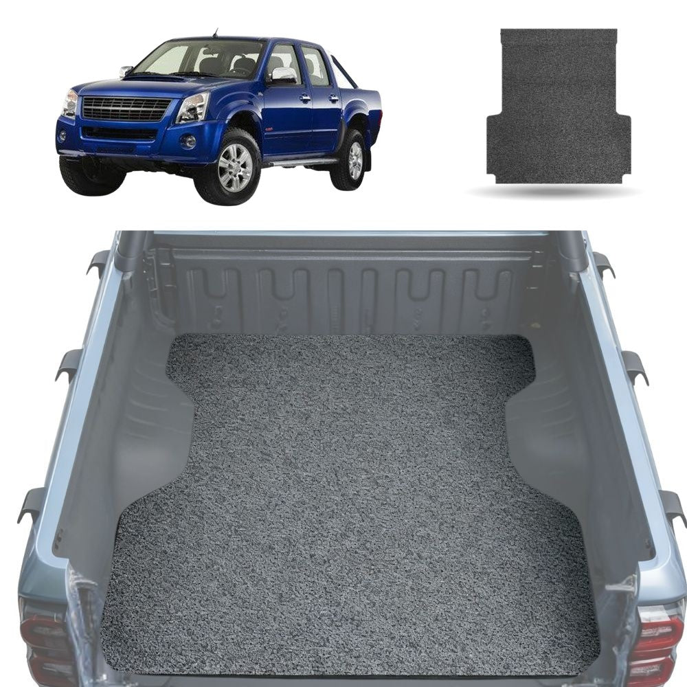Honeycomb UTE Tub Mat Tray Liner for Holden Rodeo 2003 - 2008 (4-Door Crew Cab) - Grey