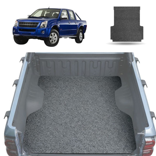 Honeycomb UTE Tub Mat Tray Liner for Holden Rodeo 2003 - 2008 (4-Door Crew Cab) - Grey