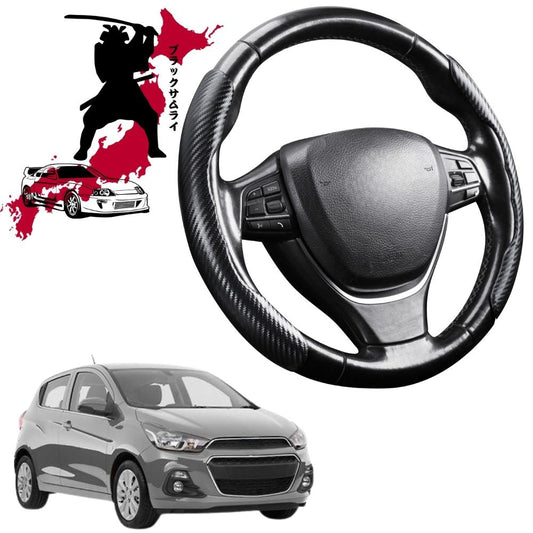 Black Samurai Segmented Steering Wheel Cover for Holden Spark 2015 - Current (MP)
