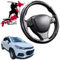 Black Samurai Segmented Steering Wheel Cover for Holden Trax 2013 - 2020 TJ