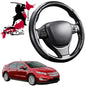 Black Samurai Segmented Steering Wheel Cover for Holden Volt 2010 - 2015