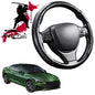 Black Samurai Segmented Steering Wheel Cover for Audi A5 S5 RS5 2017 - Current F5