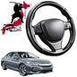 Black Samurai Segmented Steering Wheel Cover for Honda Accord 2012 - 2017 (9th Gen)