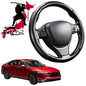 Black Samurai Segmented Steering Wheel Cover for Honda Accord 2022 - 2024 (CY, 11th Gen)