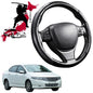 Black Samurai Segmented Steering Wheel Cover for Honda City 2007 - 2014 GM2, GM3