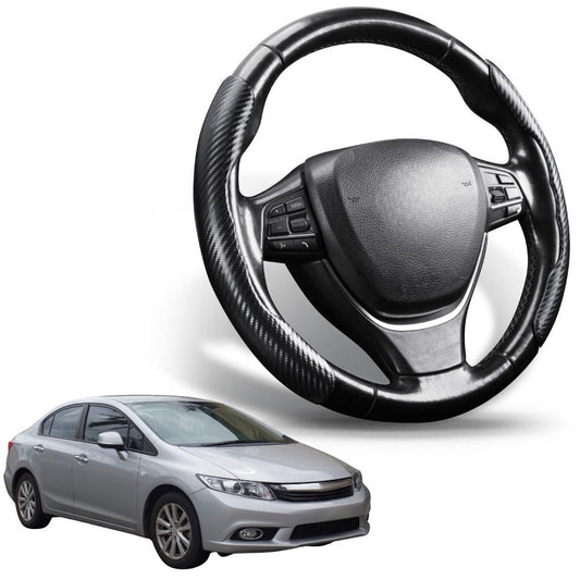Segmented Steering Wheel Cover for Honda Civic 2006 - 2012 Hatch(8th Gen)