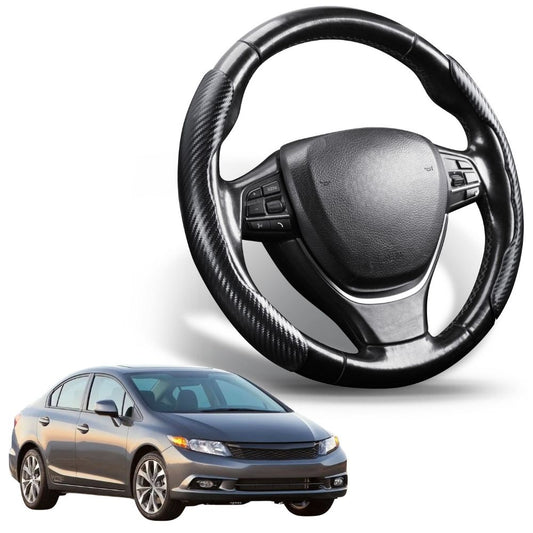 Segmented Steering Wheel Cover for Honda Civic 2012 - 2016 (Sedan, 9th Gen)