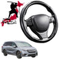 Black Samurai Segmented Steering Wheel Cover for Honda Odyssey 2014 - 2020 Standard 8 Seater