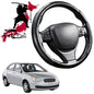 Black Samurai Segmented Steering Wheel Cover for Hyundai Accent 2006 - 2010 MC
