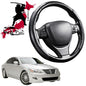 Black Samurai Segmented Steering Wheel Cover for Hyundai Genesis 2008 - 2013 (BH)