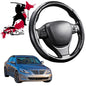 Black Samurai Segmented Steering Wheel Cover for Hyundai Genesis 2013 - 2016 (DH/G80)