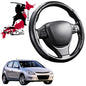 Black Samurai Segmented Steering Wheel Cover for Hyundai i30 2007 - 2012 FD