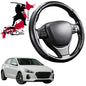 Black Samurai Segmented Steering Wheel Cover for Hyundai i30 2017 - 2021 (PD Hatch/Fastback)