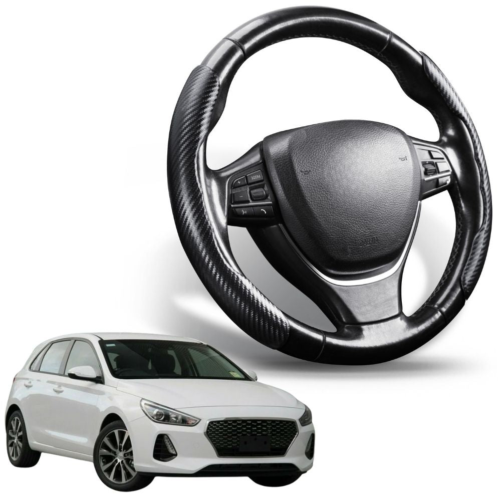 Segmented Steering Wheel Cover for Hyundai i30 2017 - 2021 (PD Hatch/Fastback)
