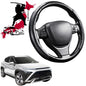 Black Samurai Segmented Steering Wheel Cover for Hyundai Kona 2023 - Current (SX2 Hybrid)