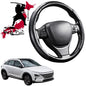 Black Samurai Segmented Steering Wheel Cover for Hyundai NEXO 2021 - Current
