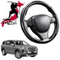Black Samurai Segmented Steering Wheel Cover for Hyundai Palisade 2021 - Current 7 Seater