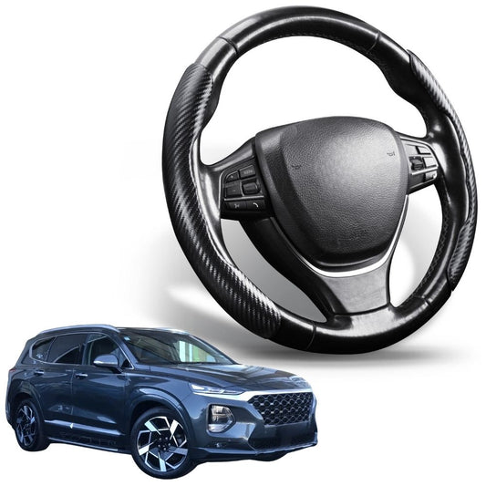 Segmented Steering Wheel Cover for Hyundai Santa Fe 2019 - 2024 (TM)