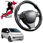 Black Samurai Segmented Steering Wheel Cover for Hyundai Staria 2021 - Current US4