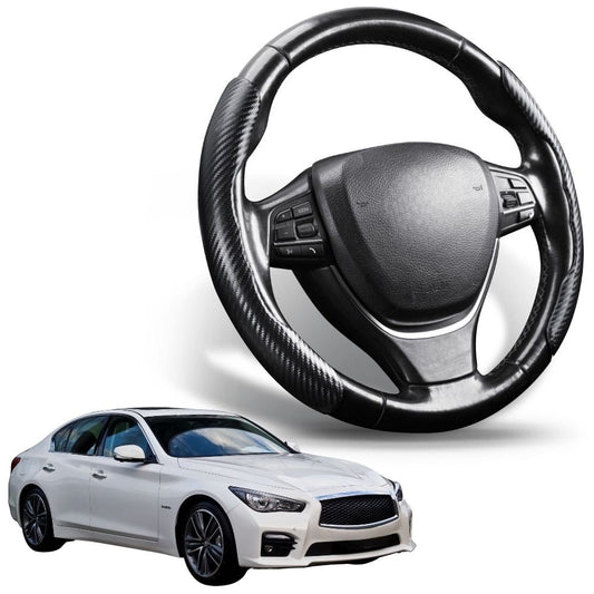 Segmented Steering Wheel Cover for Infiniti Q50 2014 - 2019