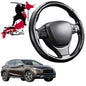 Black Samurai Segmented Steering Wheel Cover for Infiniti QX30 2016 - 2020