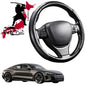Black Samurai Segmented Steering Wheel Cover for Audi e-tron 2018 - Current (GT)