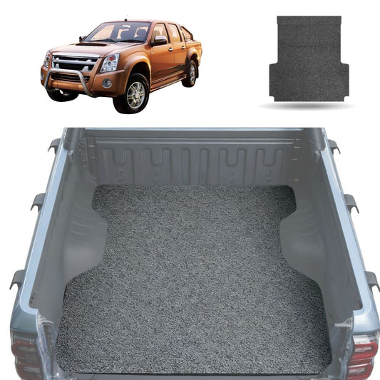 Honeycomb UTE Tub Mat Tray Liner for Isuzu D-Max Crew Cab 2008 - 2011 - Grey