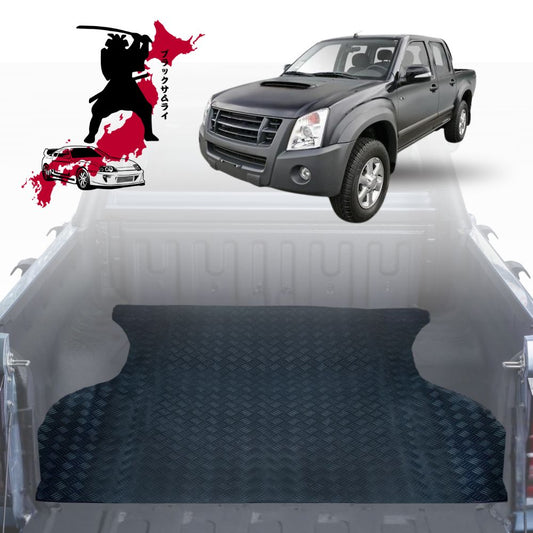 Black Samurai UTE Tub Mat Tray Liner for Isuzu D-Max Crew Cab 2011 - 2020 (RT50/85)