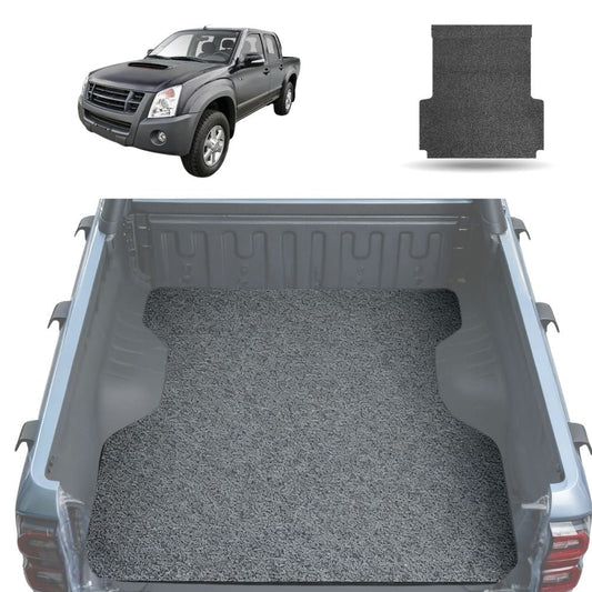 Honeycomb UTE Tub Mat Tray Liner for Isuzu D-Max Crew Cab 2011 - 2020 (RT50/85) - Grey
