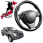 Black Samurai Segmented Steering Wheel Cover for Isuzu D-Max Crew Cab 2011 - 2020 (RT50/85)