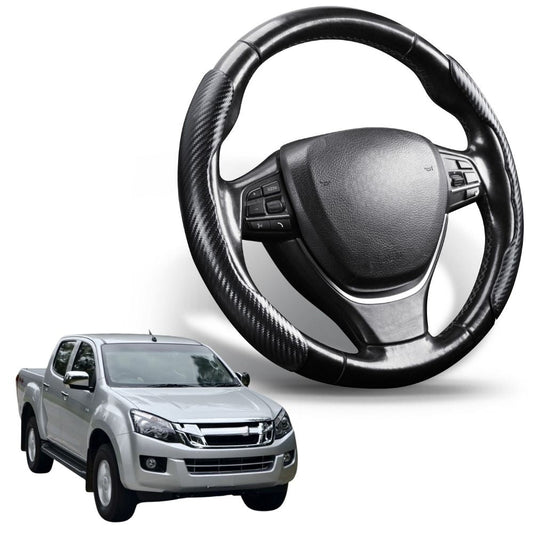 Segmented Steering Wheel Cover for Isuzu D-Max Crew Cab 2012 - 2018