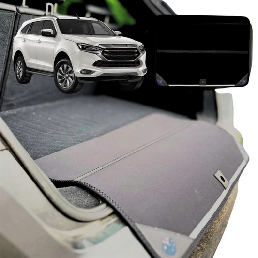 Rear Cargo Boot Bumper Protector for Isuzu MU-X 2021 - Current RJ - XL (98 x 55) - Black