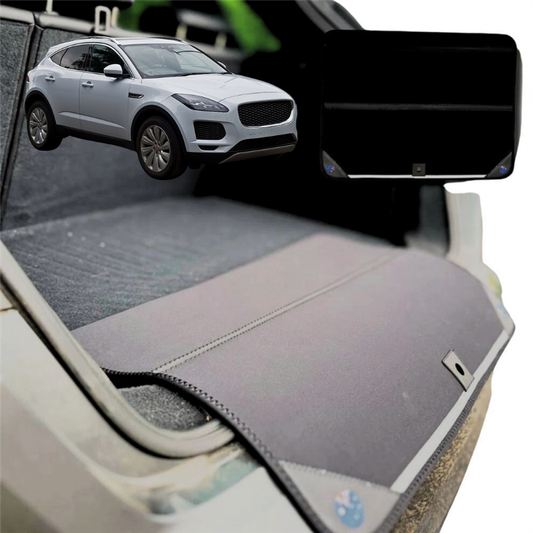 Rear Cargo Boot Bumper Protector for Jaguar E-PACE 2017 - Current X540 - XL (98 x 55) - Black