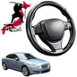 Black Samurai Segmented Steering Wheel Cover for Jaguar XF 2007 - 2015 (X250)