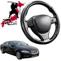 Black Samurai Segmented Steering Wheel Cover for Jaguar XJ 2010 - 2021 Standard Wheel