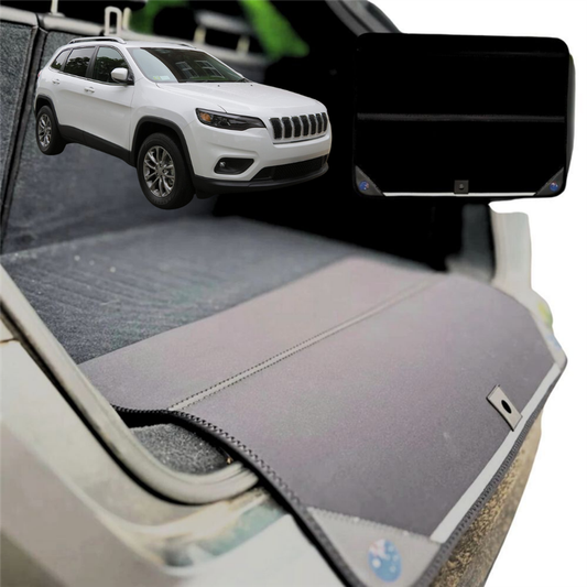 Rear Cargo Boot Bumper Protector for Jeep Cherokee 2014 - Current (KL) - XL (98 x 55) - Black
