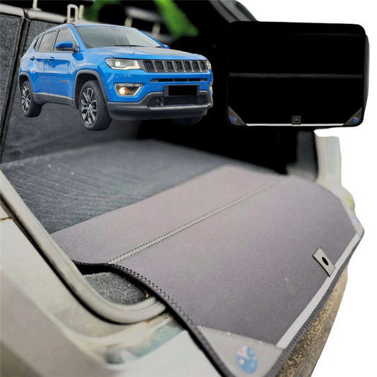 Rear Cargo Boot Bumper Protector for Jeep Compass 2017 - Current M6 - XL (98 x 55) - Black