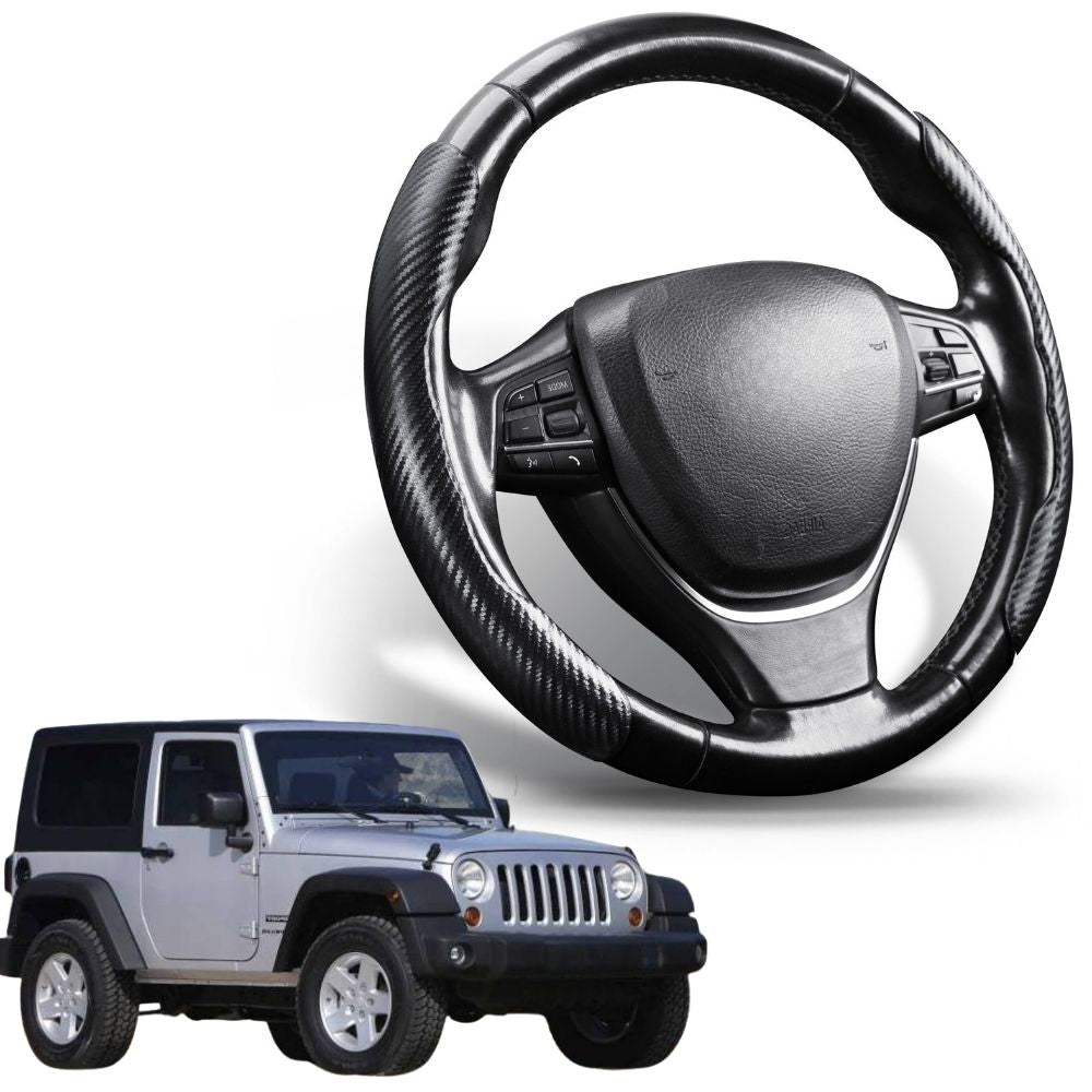 Segmented Steering Wheel Cover for Jeep Wrangler 2007 - 2018 Rubicon (JK)
