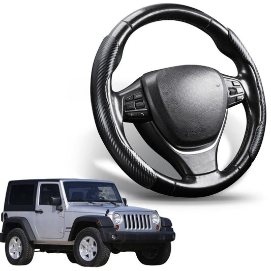 Segmented Steering Wheel Cover for Jeep Wrangler 2007 - 2018 Rubicon (JK)