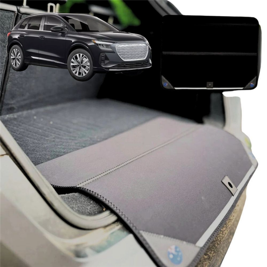 Rear Cargo Boot Bumper Protector for Audi Q4 e-tron 2022 - Current - XL (98 x 55) - Black