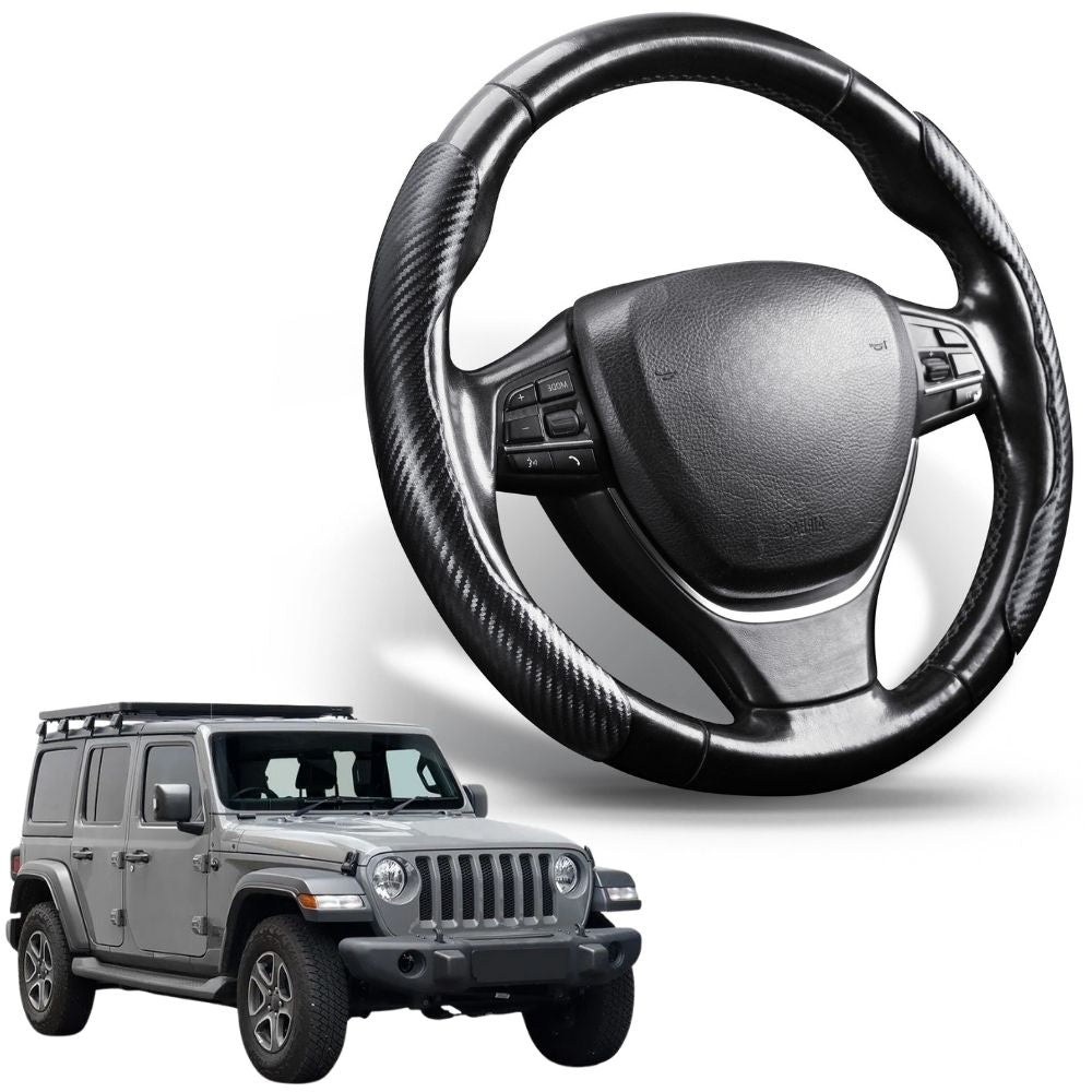 Segmented Steering Wheel Cover for Jeep Wrangler 2018 - Current (2-Door JL)