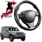Black Samurai Segmented Steering Wheel Cover for Jeep Wrangler 2018 - Current (4-Door JL)