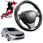 Black Samurai Segmented Steering Wheel Cover for Kia Cerato 2013 - 2018 (YD)