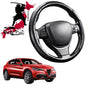 Black Samurai Segmented Steering Wheel Cover for Alfa Romeo Stelvio 2017 - Current (949)