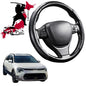 Black Samurai Segmented Steering Wheel Cover for Kia Niro 2022 - Current (EV SG2)