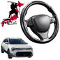 Black Samurai Segmented Steering Wheel Cover for Kia Niro 2022 - Current (HEV SG2)