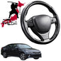 Black Samurai Segmented Steering Wheel Cover for Kia Optima 2016 - 2020 (JF)