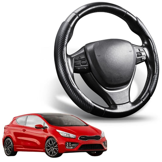 Segmented Steering Wheel Cover for Kia Pro Cee'd 2014 - 2019