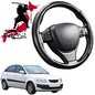 Black Samurai Segmented Steering Wheel Cover for Kia Rio 2005 - 2011 (JB)